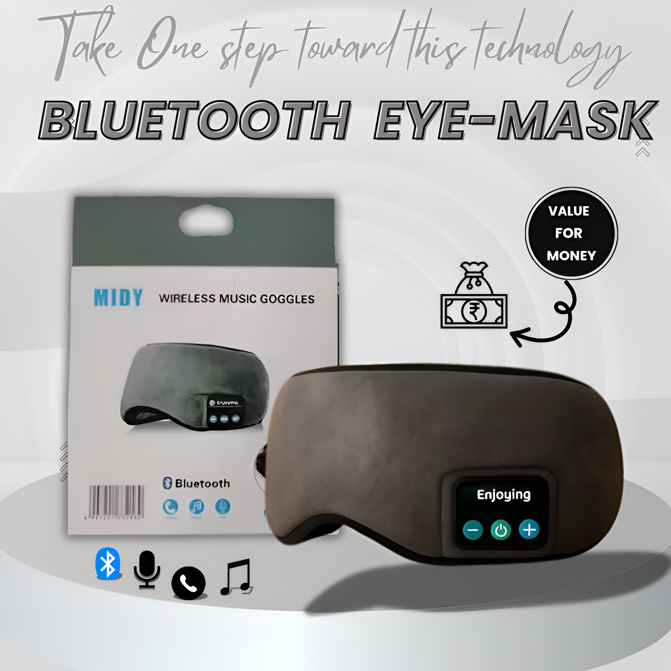 Wireless Bluetooth Eye Mask With Music